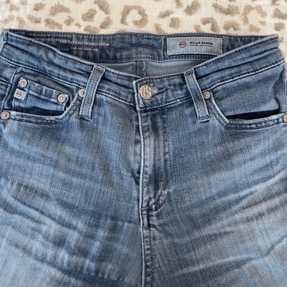 Adriano Goldschmied‎ AG-ED Denim Farrah High-Rise Skinny Crop 25R - Picture 3 of 5